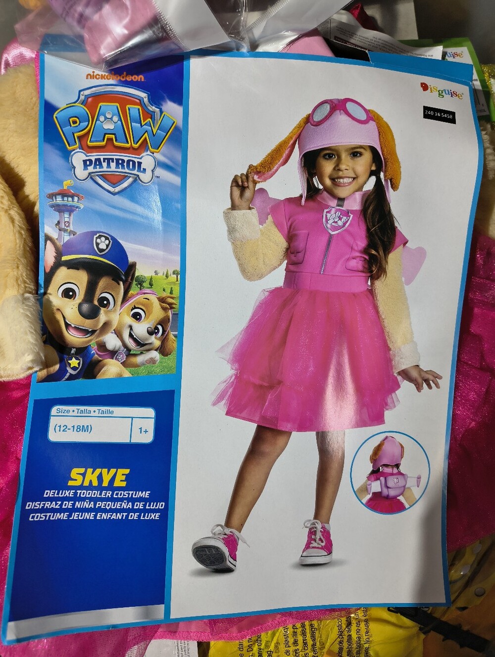 Disguise PAW Patrol Skye Costume  Size 12-18 Months